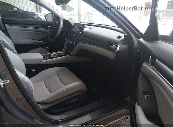 1HGCV3F54LA013479 2020 HONDA ACCORD Gray წინა სალონის ხედი