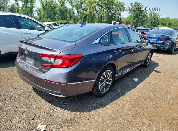 1HGCV3F55JA012595 2018 HONDA ACCORD Gray Հետևի աջ