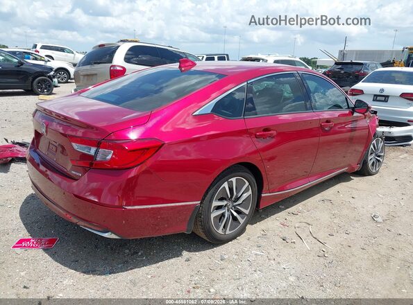 1HGCV3F55KA002599 2019 HONDA ACCORD Red Trasero derecho
