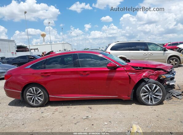 1HGCV3F55KA002599 2019 HONDA ACCORD Red Vista interior de 360 grados