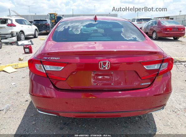 1HGCV3F55KA002599 2019 HONDA ACCORD Red 