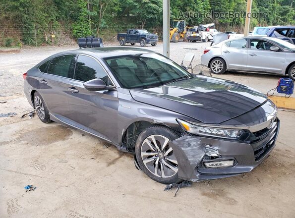 1HGCV3F55KA006779 2019 HONDA ACCORD Gray წინა მარჯვენა