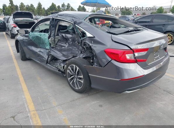1HGCV3F55MA023066 2021 HONDA ACCORD Gray Հետևի ձախ