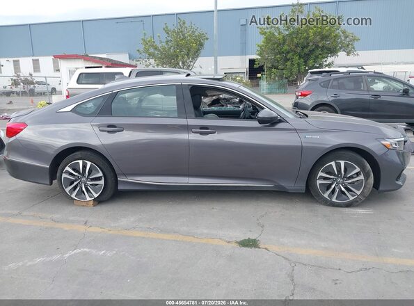 1HGCV3F55MA023066 2021 HONDA ACCORD Gray Սալոնի 360 աստիճան տեսք