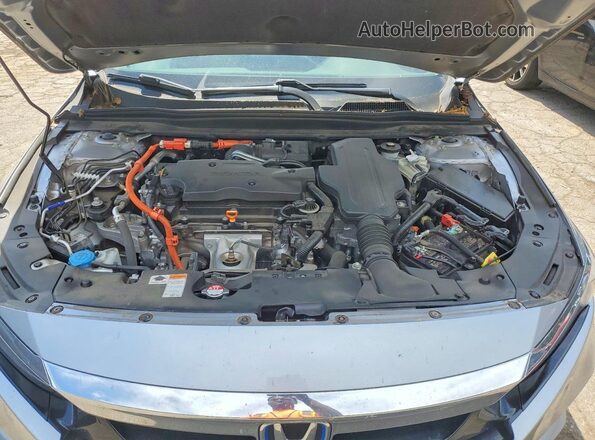 1HGCV3F55NA004776 2022 HONDA ACCORD Silver უკანა სალონის ხედი