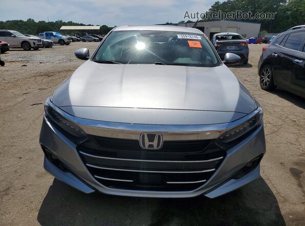 1HGCV3F55NA004776 2022 HONDA ACCORD Silver წინა ხედი