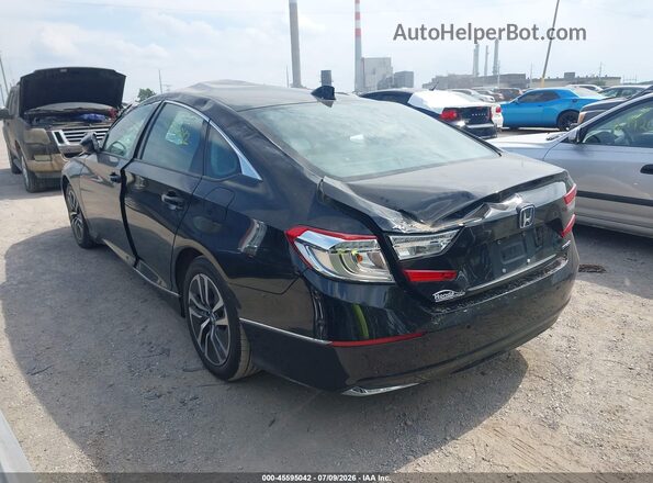 1HGCV3F55NA007239 2022 HONDA ACCORD Black უკანა მარცხენა