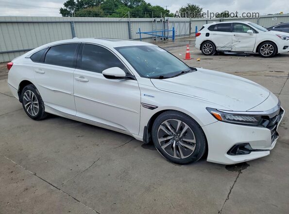1HGCV3F55NA012960 2022 HONDA ACCORD Белый Передняя правая четверть