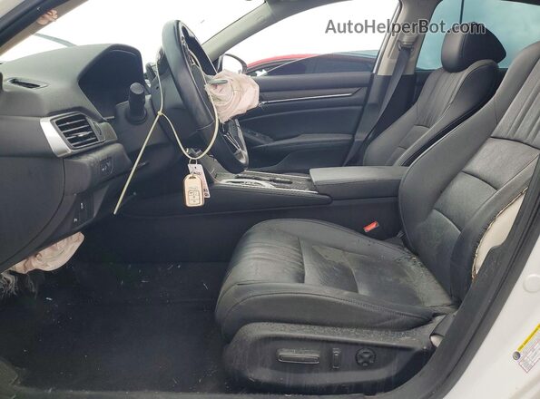 1HGCV3F55NA012960 2022 HONDA ACCORD Белый Вид салона спереди