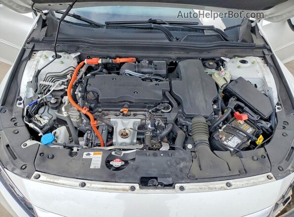 1HGCV3F55NA012960 2022 HONDA ACCORD Белый Вид задней части салона