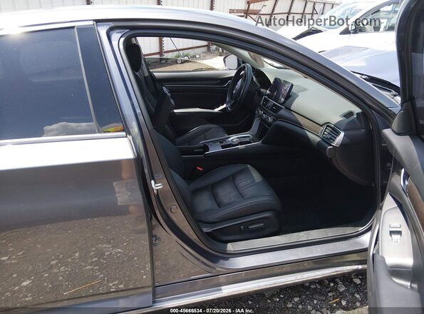 1HGCV3F55NA024235 2022 HONDA ACCORD Gray Widok wnętrza z przodu