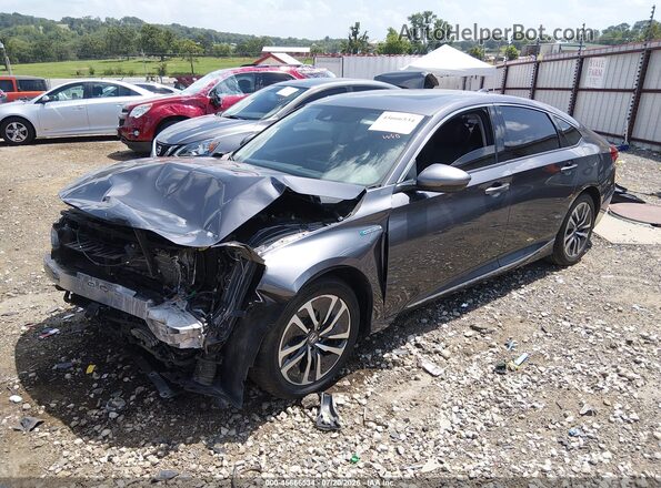 1HGCV3F55NA024235 2022 HONDA ACCORD Gray Przód lewy