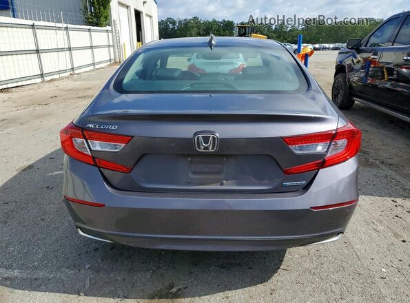 1HGCV3F56LA007277 2020 HONDA ACCORD Gray Vista trasera