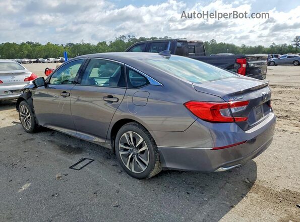 1HGCV3F56LA007277 2020 HONDA ACCORD Gray Trasero izquierdo