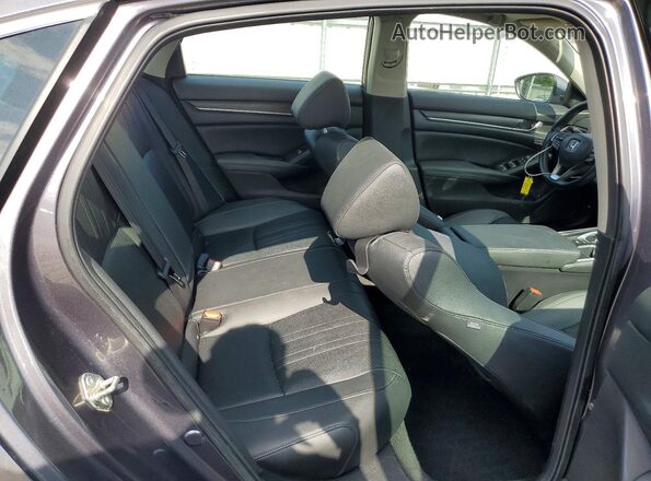 1HGCV3F56LA007277 2020 HONDA ACCORD Gray Vista de los asientos traseros