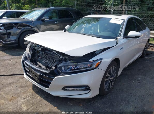 1HGCV3F58KA012964 2019 HONDA ACCORD White Передня ліва чверть