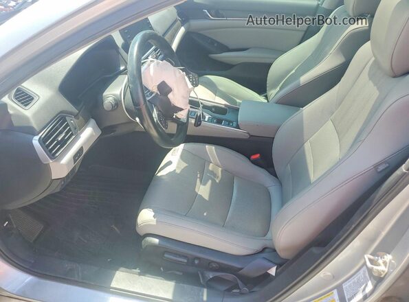 1HGCV3F58KA016710 2019 HONDA ACCORD Silver წინა სალონის ხედი
