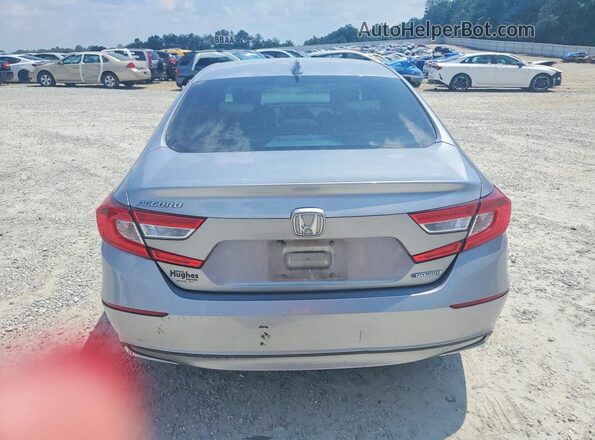 1HGCV3F58KA016710 2019 HONDA ACCORD Silver უკანა ხედი