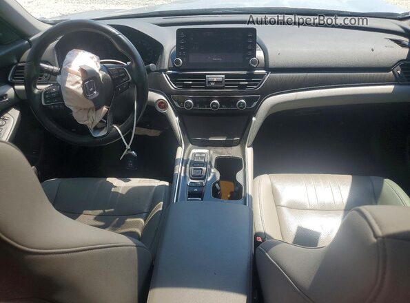 1HGCV3F58KA016710 2019 HONDA ACCORD Silver წინა პანელის ხედი