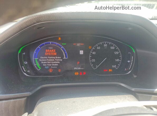 1HGCV3F58KA016710 2019 HONDA ACCORD Silver ხელსაწყოთა პანელის ხედი