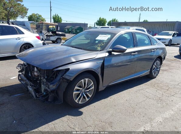 1HGCV3F58LA010858 2020 HONDA ACCORD Gray წინა მარცხენა ხედი სამი მეოთხედიდან