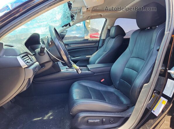 1HGCV3F58NA007249 2022 HONDA ACCORD Black Սալոնի դիմացի տեսք