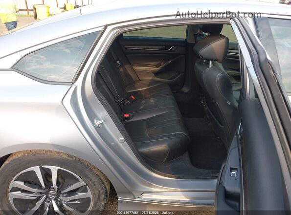 1HGCV3F58NA018087 2022 HONDA ACCORD Silver VIN კოდის სტიკერის ხედი