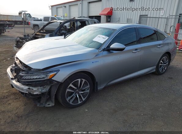 1HGCV3F58NA018087 2022 HONDA ACCORD Silver წინა მარცხენა ხედი სამი მეოთხედიდან