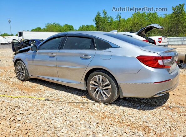 1HGCV3F59JA016584 2018 HONDA ACCORD Silver Rear left