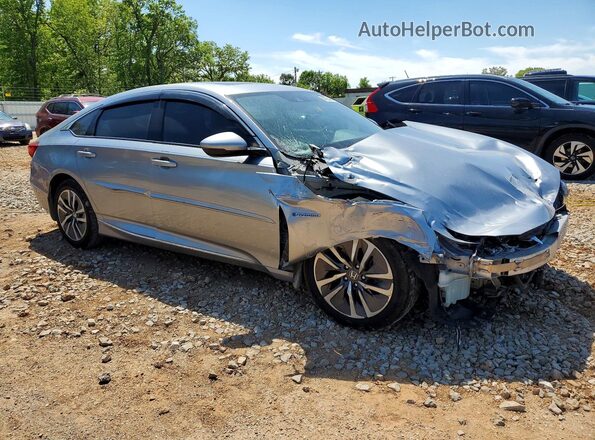 1HGCV3F59JA016584 2018 HONDA ACCORD Silver Front right