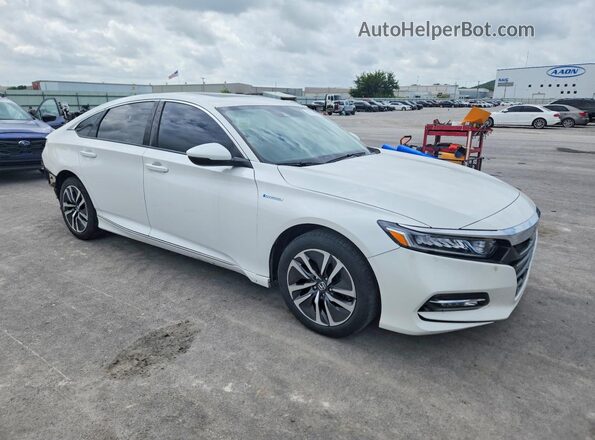 1HGCV3F59KA009829 2019 HONDA ACCORD White Delantero derecho