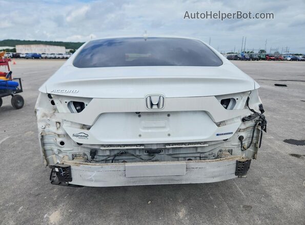 1HGCV3F59KA009829 2019 HONDA ACCORD White Vista trasera