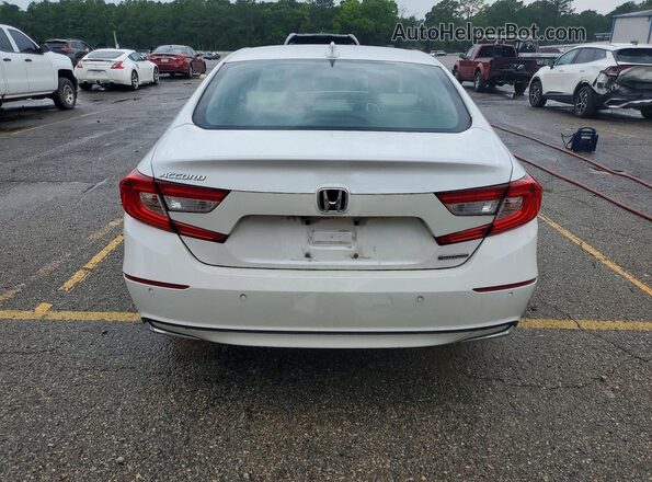 1HGCV3F59MA001085 2021 HONDA ACCORD White Вид ззаду