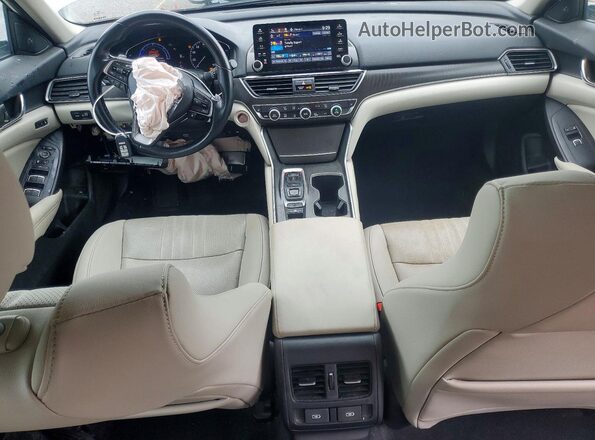 1HGCV3F59MA001085 2021 HONDA ACCORD White Вид панелі приладів