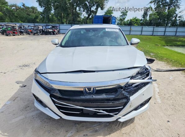 1HGCV3F59MA008666 2021 HONDA ACCORD White Front view