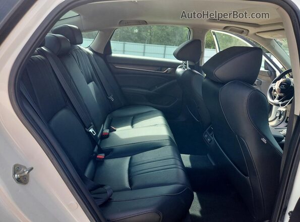 1HGCV3F59MA008666 2021 HONDA ACCORD White Rear seats view