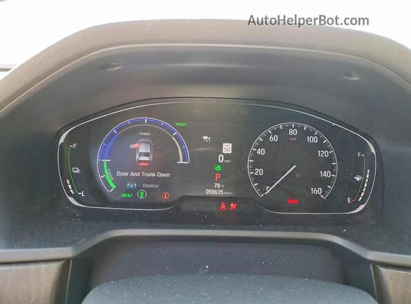 1HGCV3F59NA008491 2022 HONDA ACCORD White Vista del cuadro de instrumentos