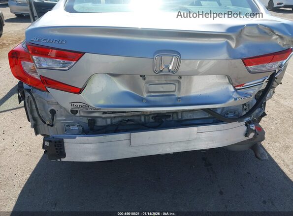1HGCV3F5XKA005076 2019 HONDA ACCORD Gray Vista frontal