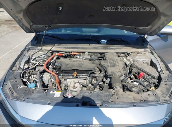 1HGCV3F5XKA005076 2019 HONDA ACCORD Gray Vista trasera