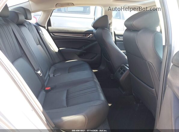 1HGCV3F5XKA005076 2019 HONDA ACCORD Gray Vista de la etiqueta del VIN