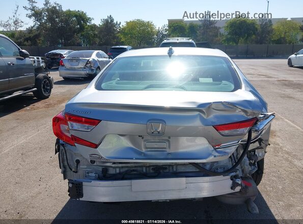 1HGCV3F5XKA005076 2019 HONDA ACCORD Gray 