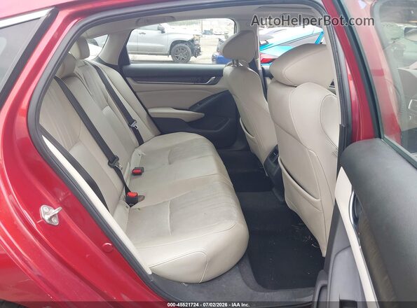 1HGCV3F5XKA011248 2019 HONDA ACCORD Red Вид наклейки з VIN-кодом