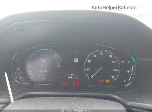 1HGCV3F5XKA011248 2019 HONDA ACCORD Red Вид задніх сидінь