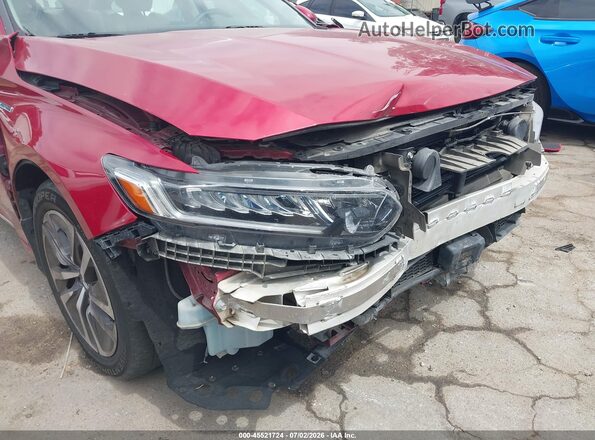 1HGCV3F5XKA011248 2019 HONDA ACCORD Red 