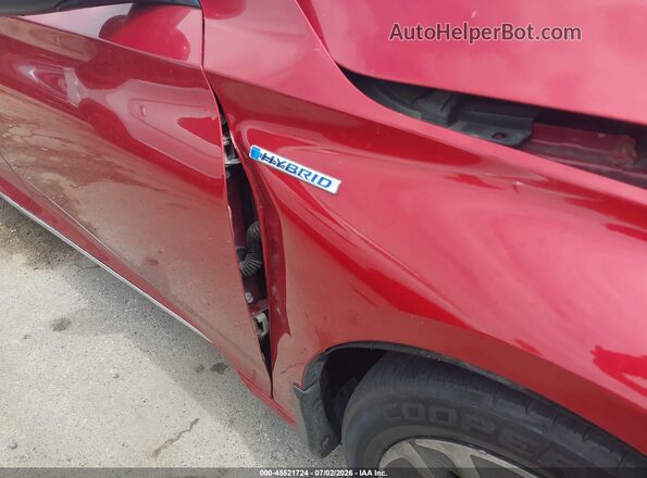 1HGCV3F5XKA011248 2019 HONDA ACCORD Red 