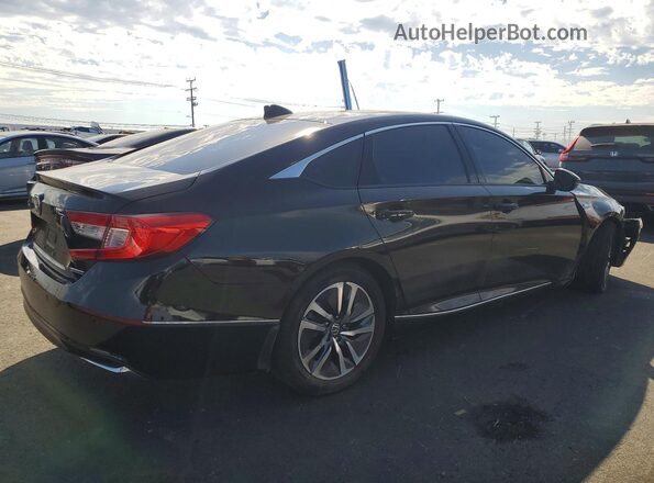 1HGCV3F5XMA023449 2021 HONDA ACCORD Black Задня права чверть