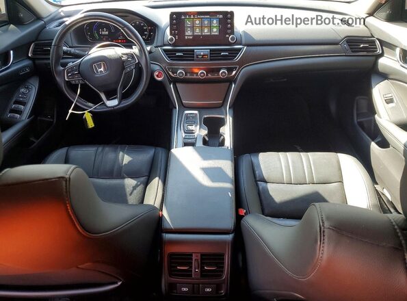 1HGCV3F5XMA023449 2021 HONDA ACCORD Black Вид панелі приладів