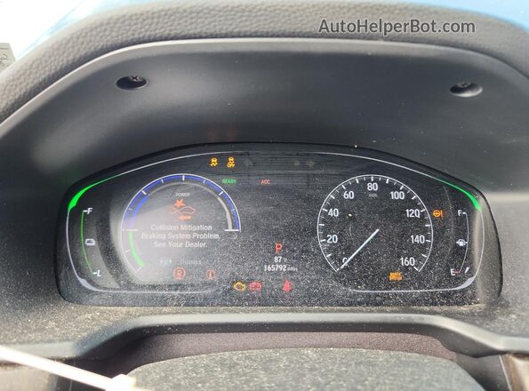 1HGCV3F6XJA005862 2018 HONDA ACCORD Black Widok zestawu wskaźników