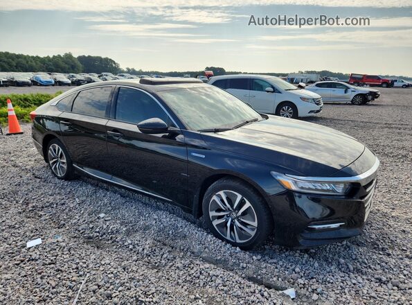 1HGCV3F6XJA005862 2018 HONDA ACCORD Black Przód prawy