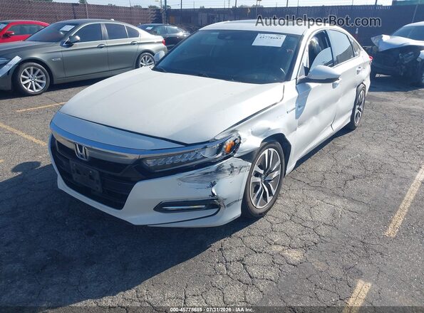 1HGCV3F90KA019071 2019 HONDA ACCORD White Передня ліва чверть